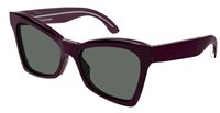 Occhiali da sole Balenciaga Donna BB0231S007 VIOLET VIOLET GREEN57 - BB0231S007 VIOLET VIOLET GREEN57